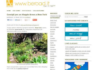 Consigli per un Viaggio Green a New York