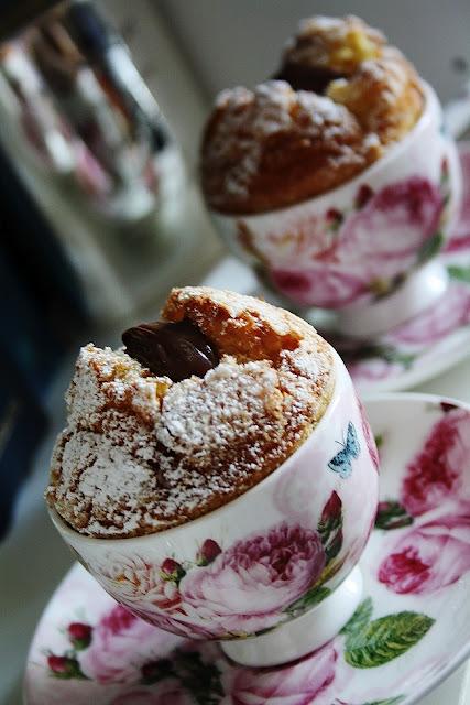 Muffin al cocco e Nutella