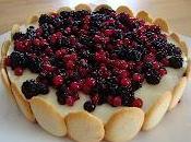 Torta frutti bosco budini