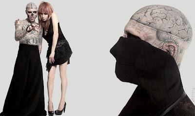 Rick Genest testimonial per l'adv di ODD New York