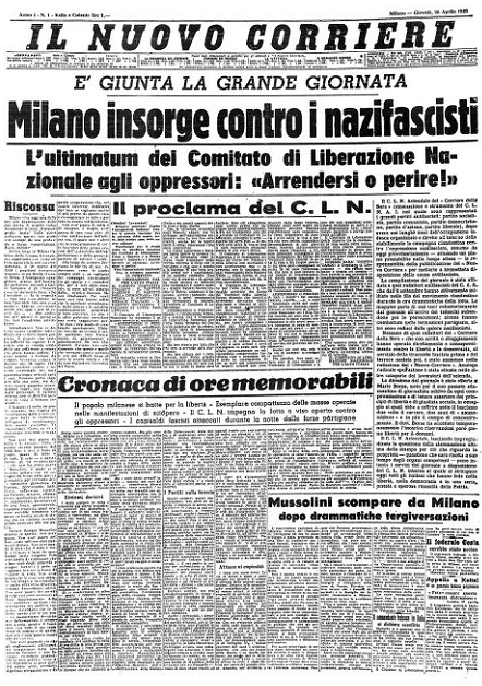 Il 25 Aprile e la Politica