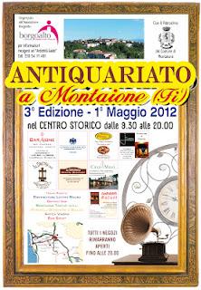 Terza edizione del mercato dell'antiquariato a Montaione