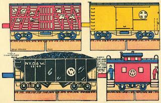 Railway cardmodels
