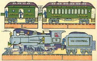 Railway cardmodels