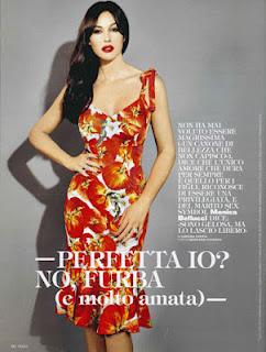 Monica Bellucci su Grazia Magazine