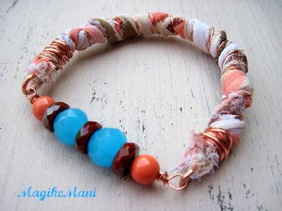 Eco-bracciali: un mix di colori e materiali