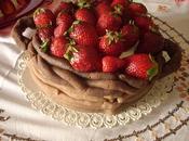 Torta-cesto fragole fresche