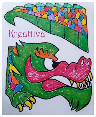 Giochiamo con i pastelli Staedtler e il drago cinese