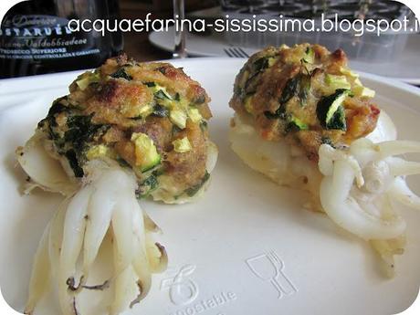 ...seppie ripiene con salame al tartufo bianco e zucchine...premio e...collaborazione con Cirio e Easy LIfe...