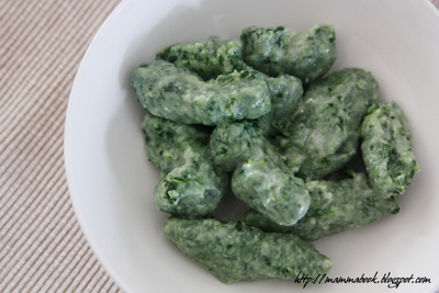 Gnocchi di ricotta e spinaci - Spinach and ricotta gnocchis