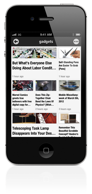  Newsify: RSS Client per Google Reader [Apple iPhone iPad iPod App]