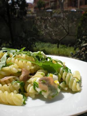 Fusilli con Rucola e Speck