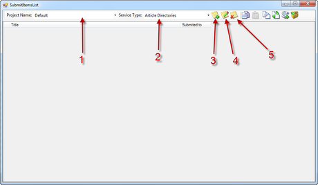 Magic submitter - manage items
