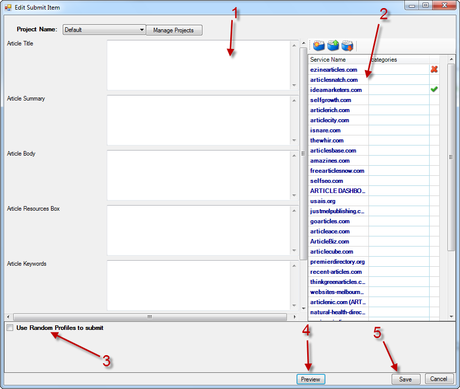 magic submitter - oggetto da inviare