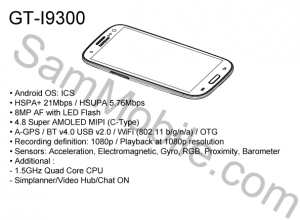 Galaxy S3,alcune caratteristiche che sembrano definitive