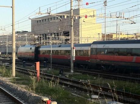 Collisione tra due Frecciarossa alla stazione Termini