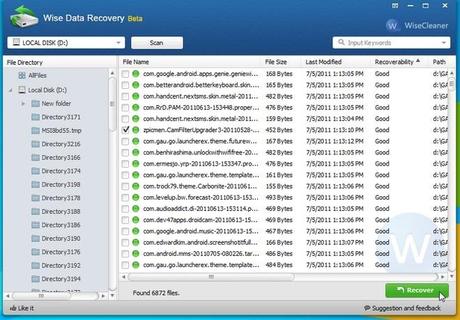 Wise Data Recovery Recuperare File Persi e Cancellati su Windows con Wise Data Recovery