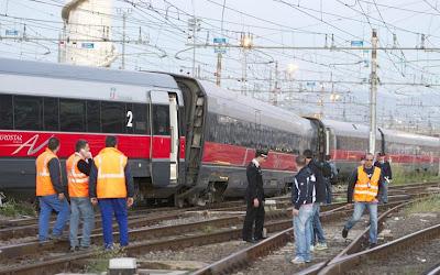 Scontro Frecciarossa: strizza per Alessia Marcuzzi in carrozza