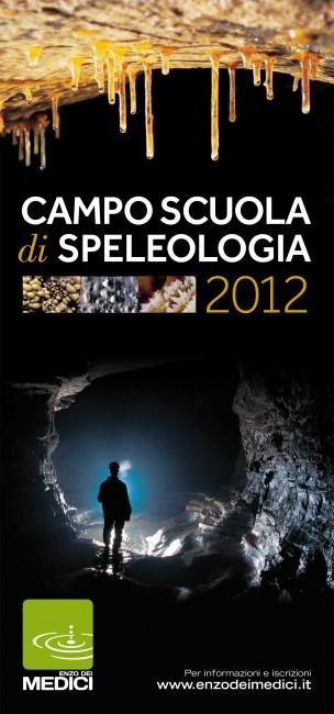 Locandina Campo scuola di speleologia 2012