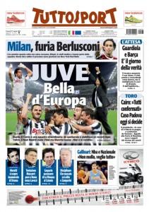 Ecco le prime pagine del Corriere dello Sport – Gazzetta – Tuttosport