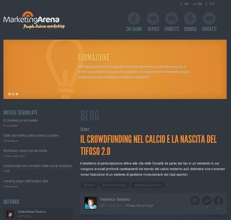 Marketing Arena home page Guest post: Il Crowdfunding nel calcio e la nascita del tifoso 2.0