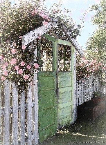 Cancello del giardino Shabby ......