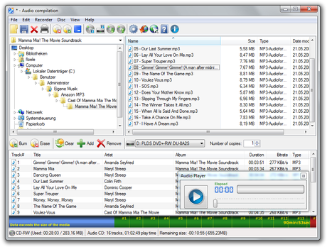 audio compilation I 5 Migliori Programmi Gratuiti per Masterizzare Dischi Blu Ray su Windows