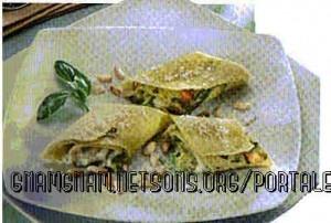 Rotolini di zucchine e crescenza