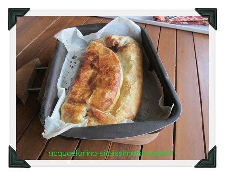 ...strudel con pesche all'amaretto e...Olio in piazza e...premio!...