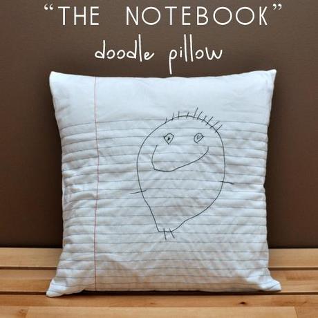 Cuscino Notebook - Doodle pillow