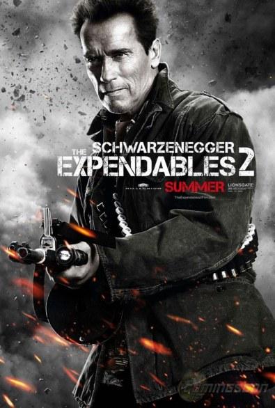 12 agguerriti character poster tratti da The Expendables 2 (I mercenari 2)