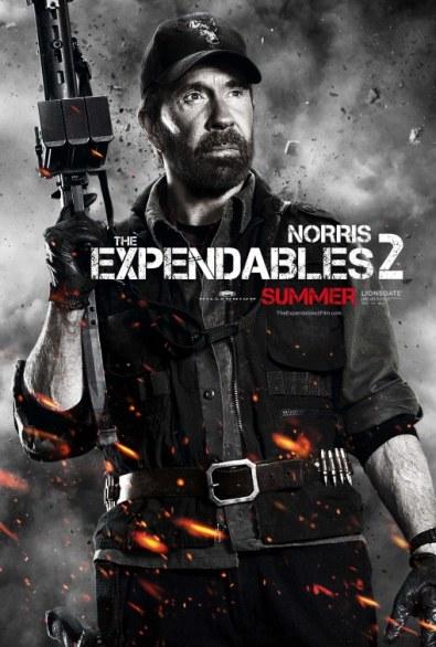 12 agguerriti character poster tratti da The Expendables 2 (I mercenari 2)