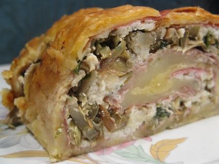 Strudel ai carciofi