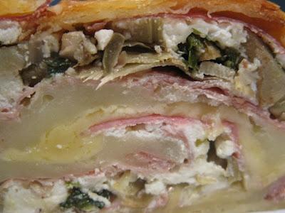 Strudel ai carciofi