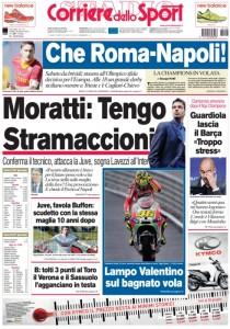 Ecco le prime pagine del Gazzetta – Tuttosport – Corriere dello Sport !