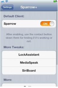 sparrow plus ispazio 198x300 Sparrow+: per rendere Sparrow client predefinito di posta. [CYDIA]