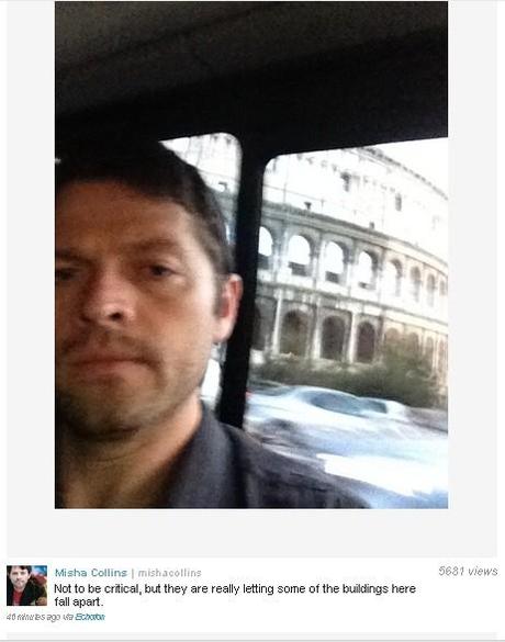 Jus in Bello 2012: Jensen Ackles a Roma in Piazza Navona