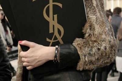 Yves Saint Laurent Fashion Details.