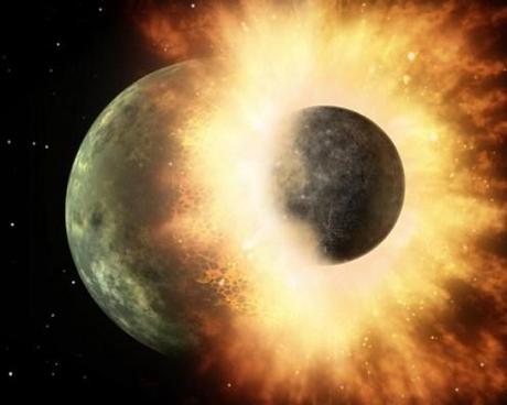 La proto-Terra ha una quantità significativa di materiale lunare