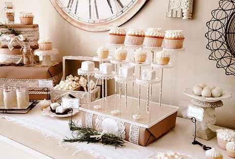 Vintage dessert table