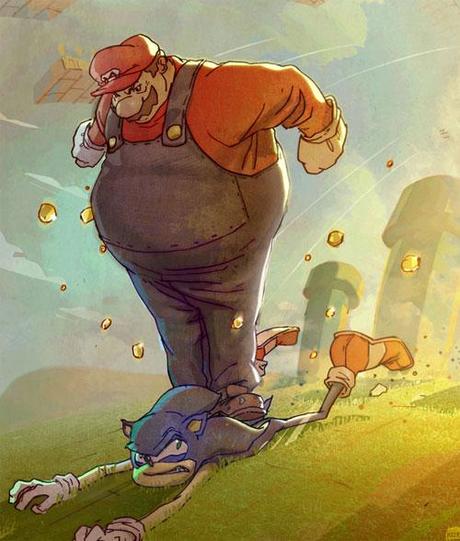 illustrazioni super mario