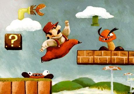 illustrazioni super mario