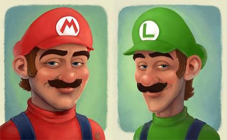 illustrazioni super mario