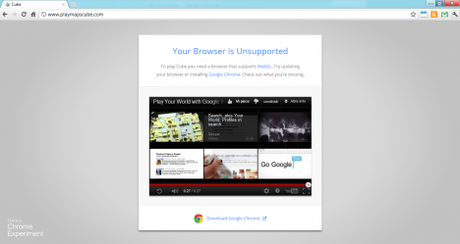 Cube: il gioco basato su Google Maps che non mi su Chrome