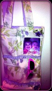 Festa della mamma: borsa porta con tasche esterne portafoto