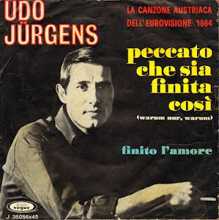 UDO JURGENS - PECCATO CHE SIA FINITA COSI'/ FINITO L'AMORE (1964)