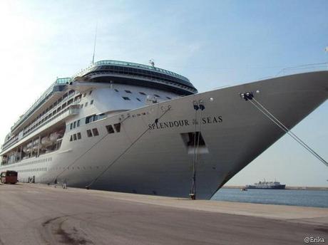 Splendour of the Seas, primo scalo nel porto di Bari