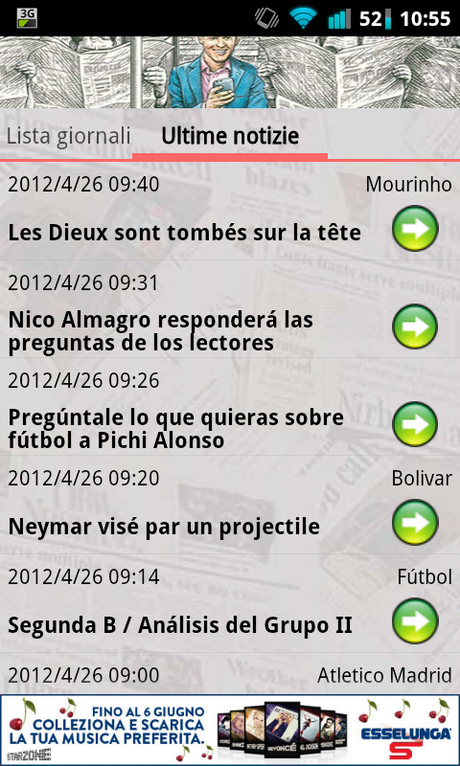 screenshot 1335434141020 Edicola Sportiva: ogni giorno le prime pagine dei giornali su Android