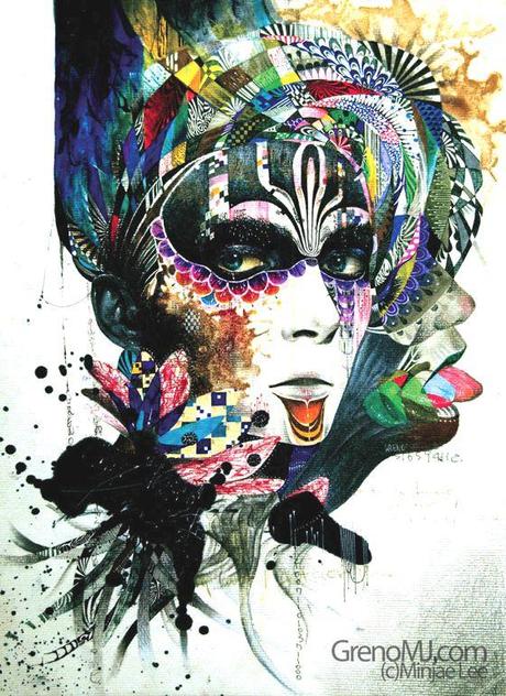 PATTERNS E DECORAZIONI FANTASTICHE NELLE ILLUSTRAZIONI DI MINJAE LEE