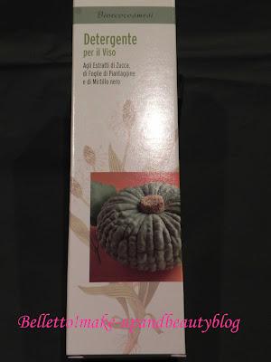 L'Erbolario Bioecocosmesi - Detergente viso agli estratti di Zucca, Foglie di Piantaggine e Mirtillo nero